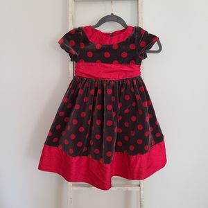 American Girl Bitty Baby♡ Size 6X polka dot dress